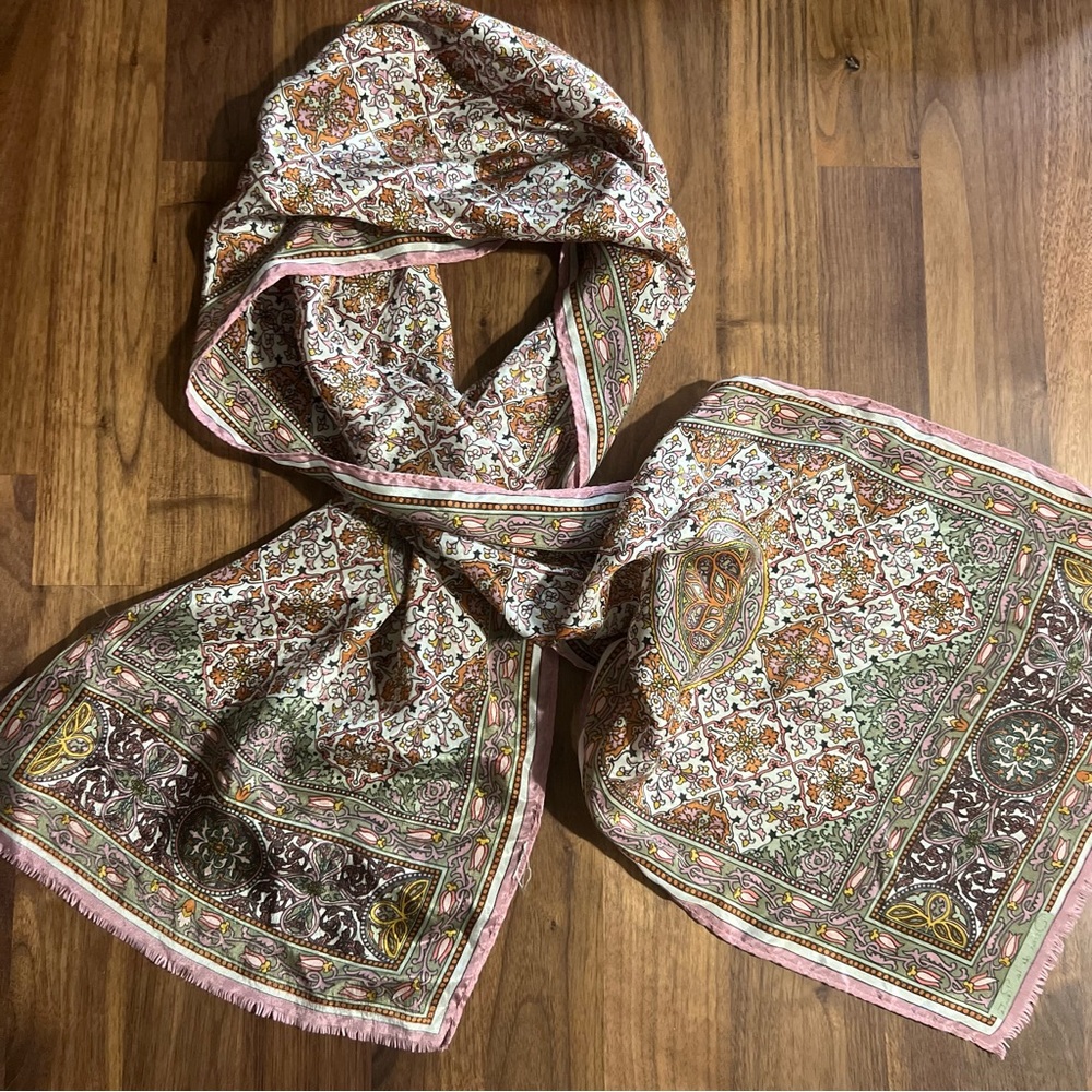 Floral Medallion Scarf